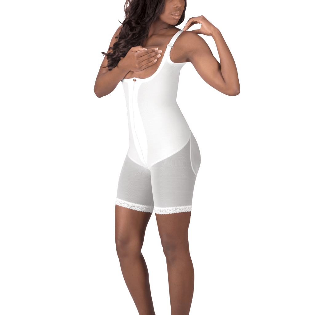 Non-Zippered Molded Buttocks High-Back Girdle - Design Veronique