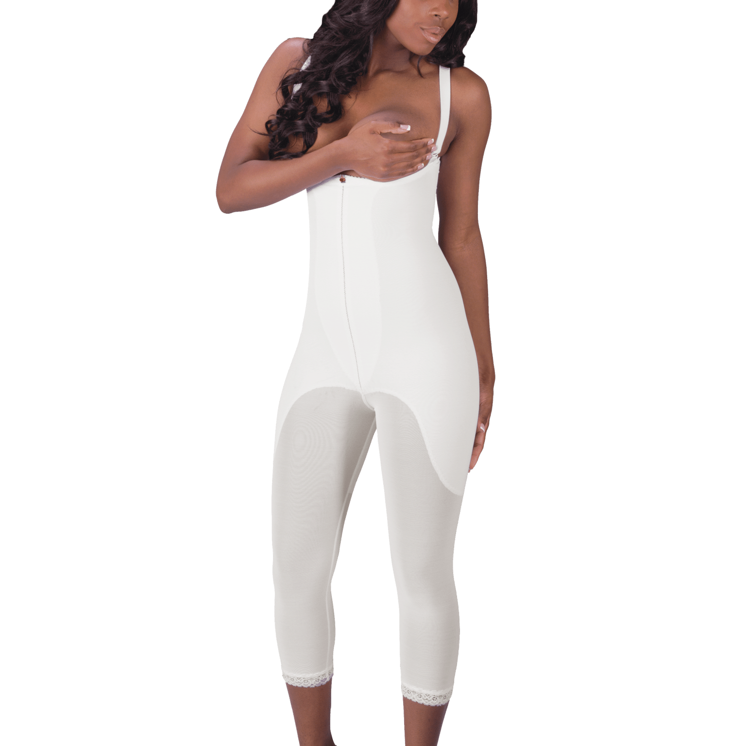 Non-Zippered High-Back Full-Body Girdle - Design Veronique