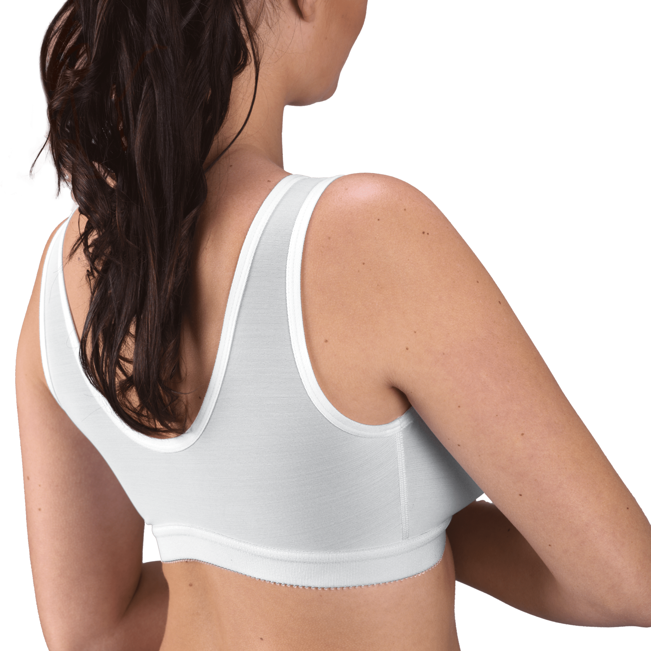 Design Veronique Contouring Front Zippered Cotton Medical/Sports Bra #457-Z