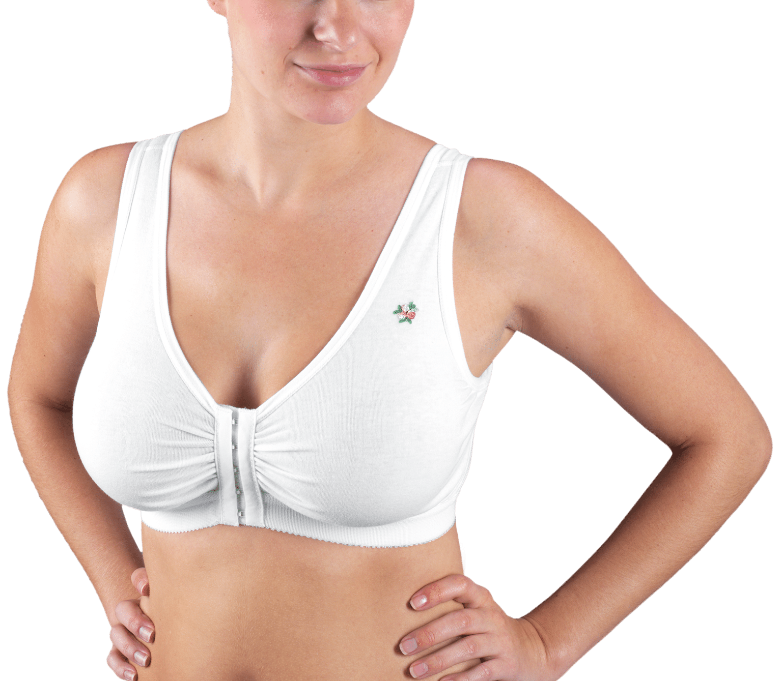 Lightweight Support Cotton Bra - Design Veronique