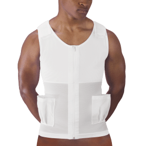 Compression Vest with Drain Bulb Pockets