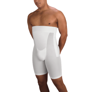 Molded Buttocks, Abdominal Garment with Side Zippers for Men