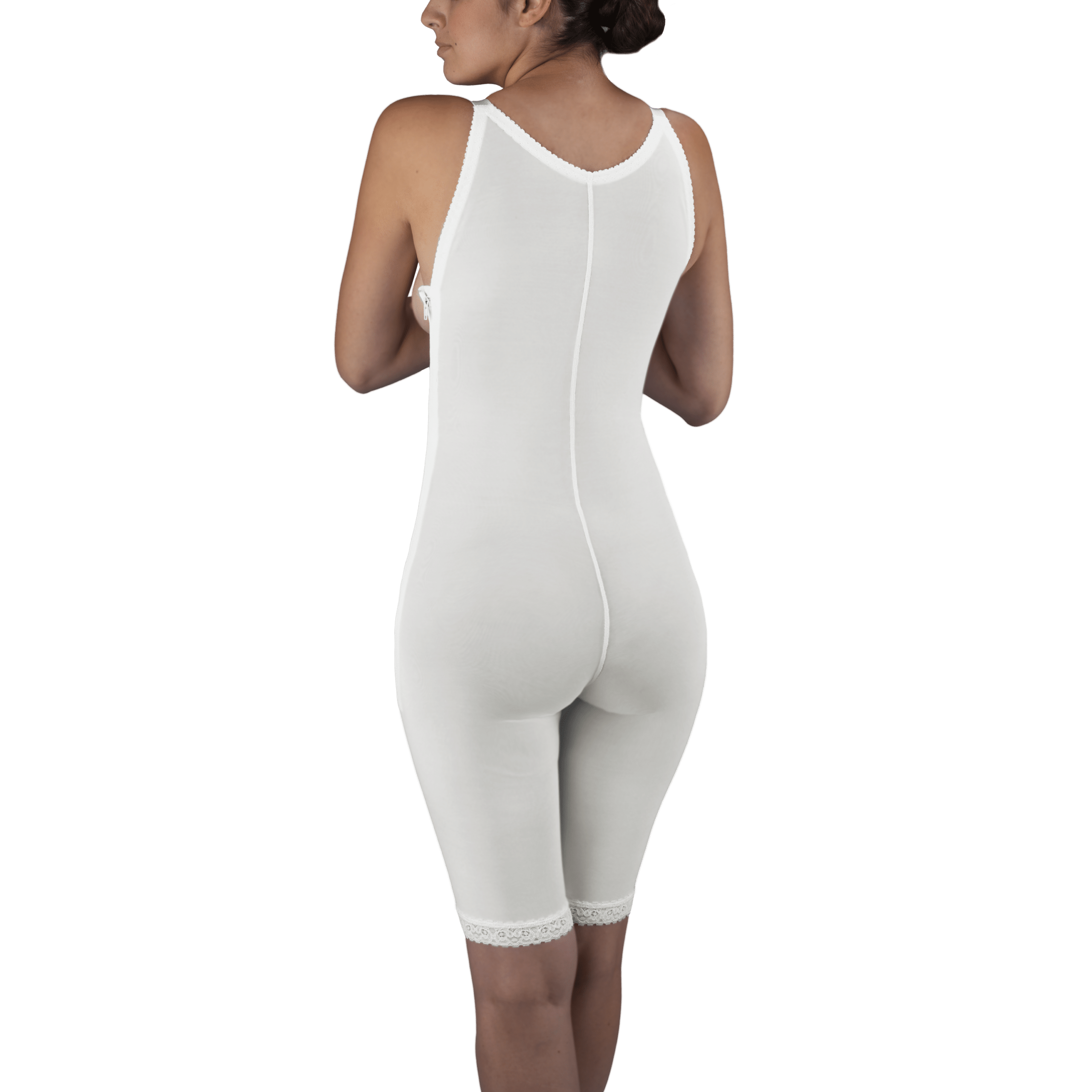 Zippered High-Back Body Girdle - Design Veronique