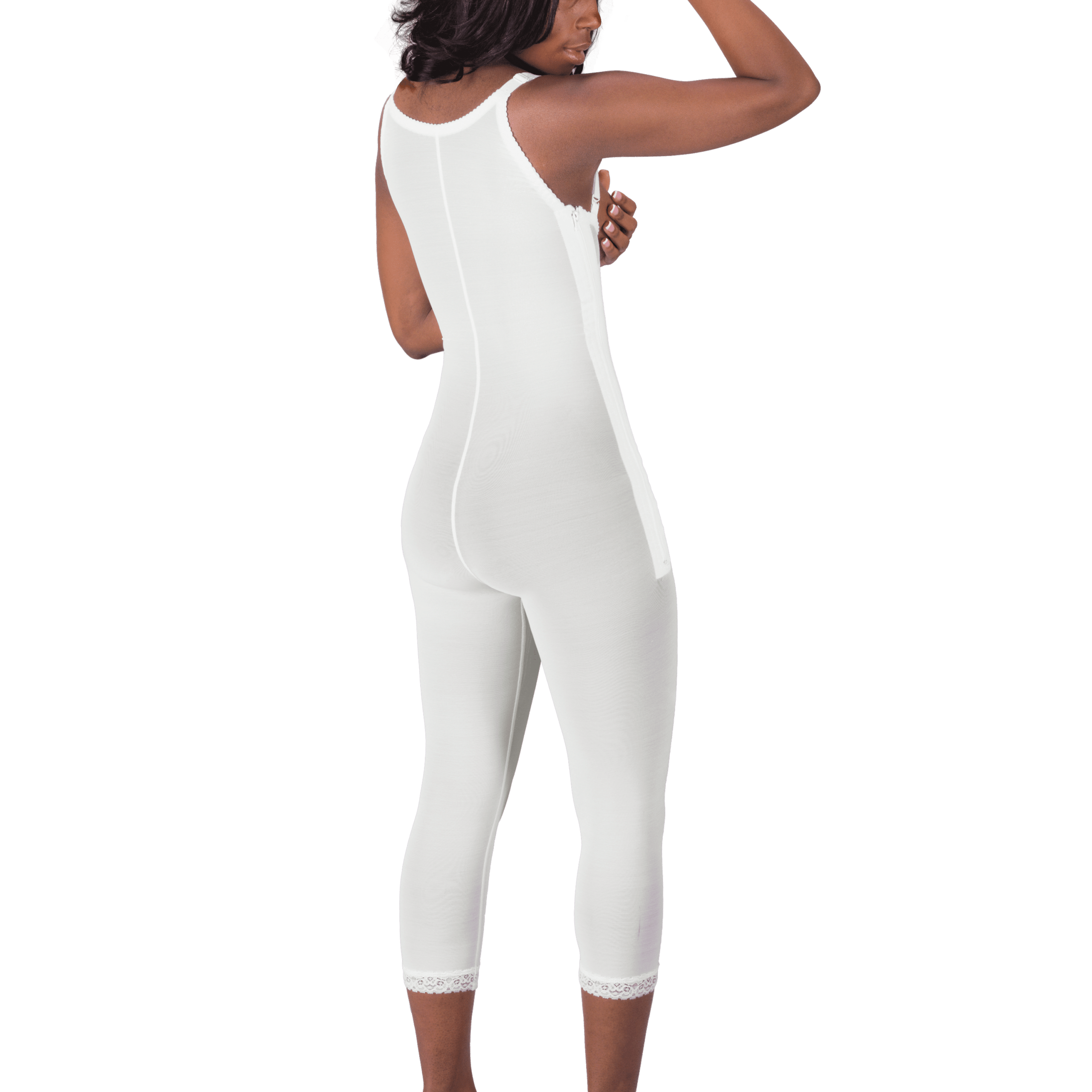 Zippered High-Back Full-Body Girdle - Design Veronique