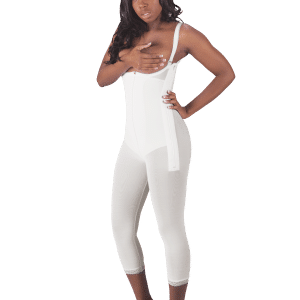 Zippered High-Back Full-Body Girdle