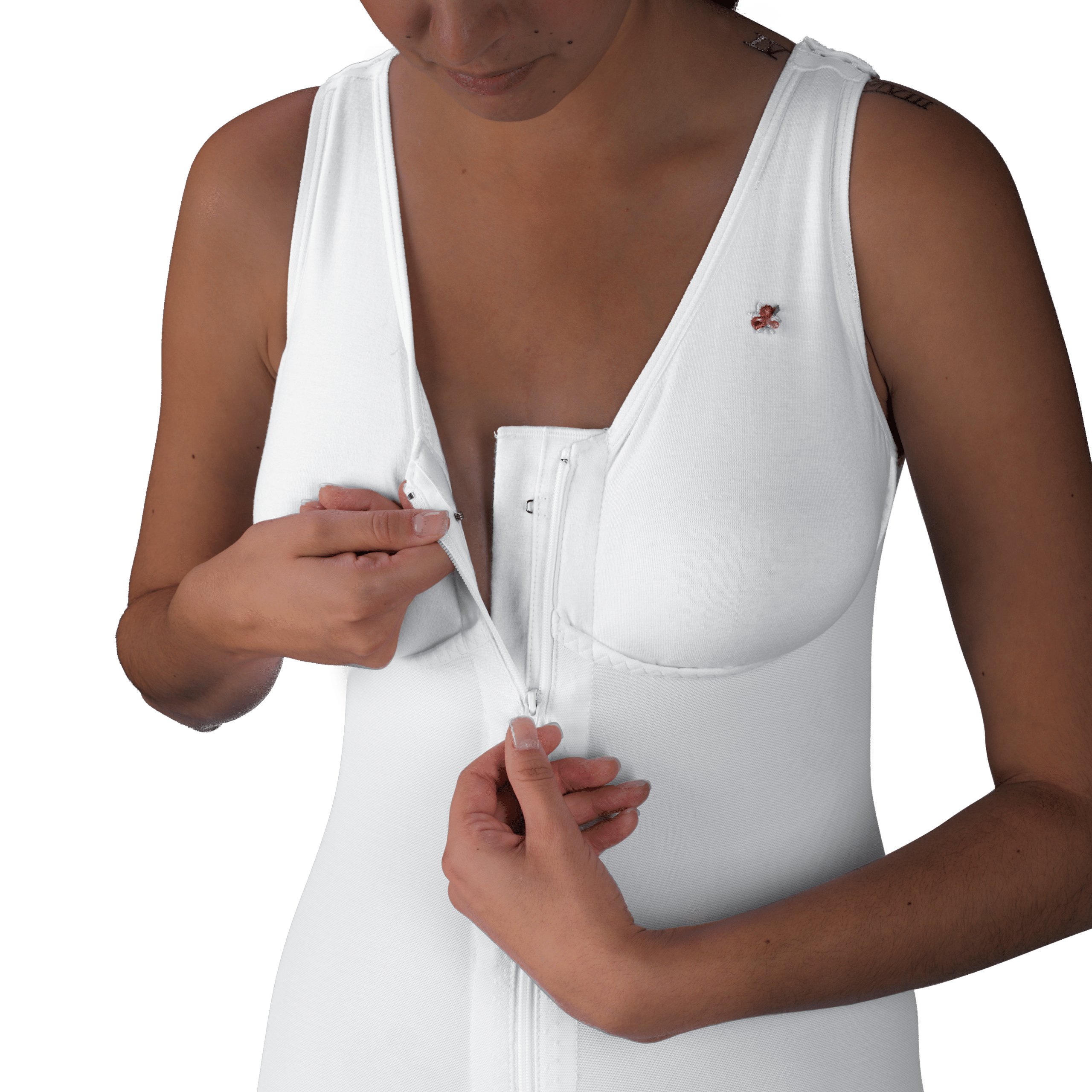 Design Veronique Zippered High-Back Torso Brief with Bra #B85 - Nightingale  Medical Supplies