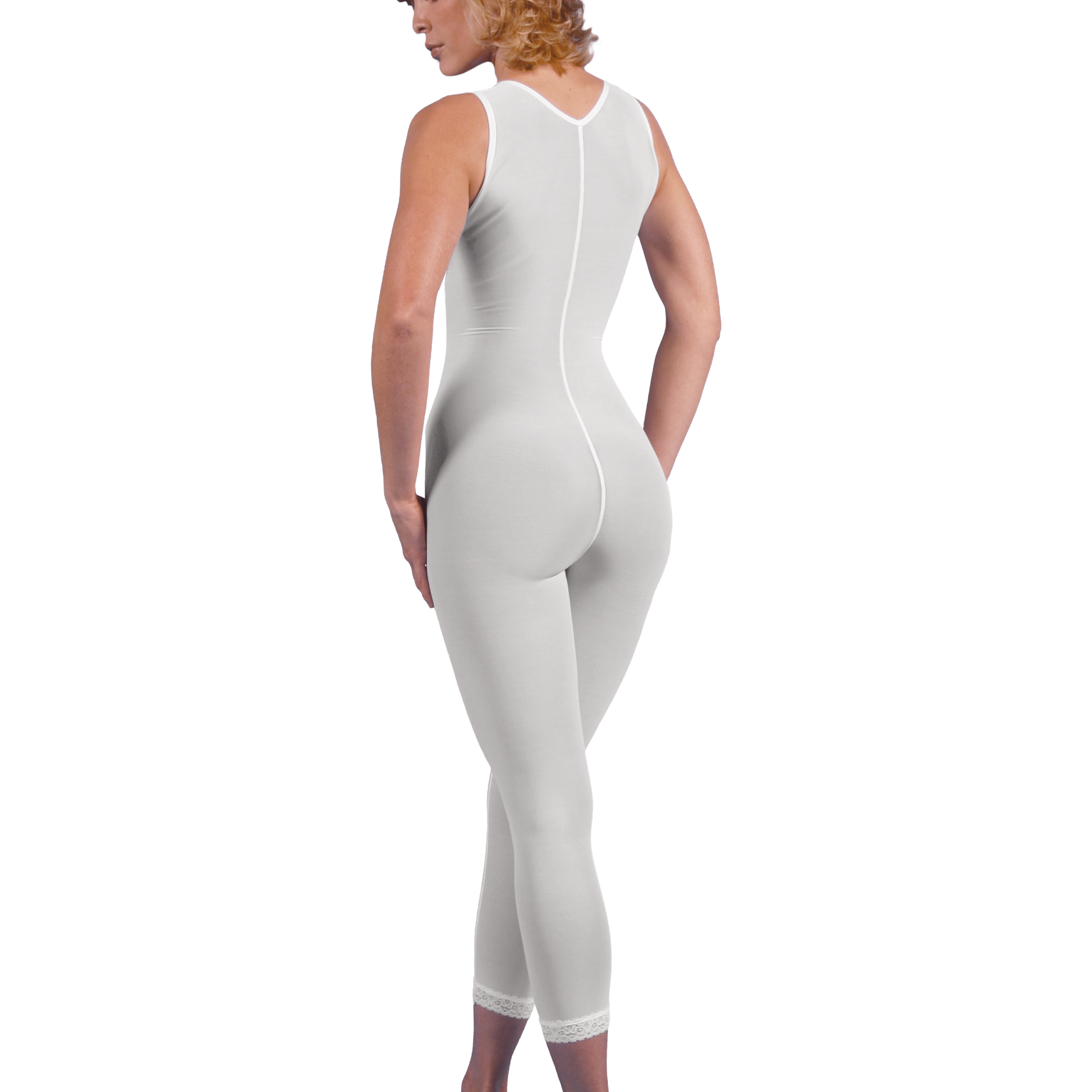 Design Veronique Zippered High-Back Abdominal Girdle with Bra, Targeted  Compression Inner Panels #B850-TCP