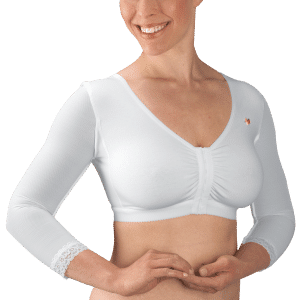 Compression Arm Sleeve with Adjustable Cotton Knit Bra