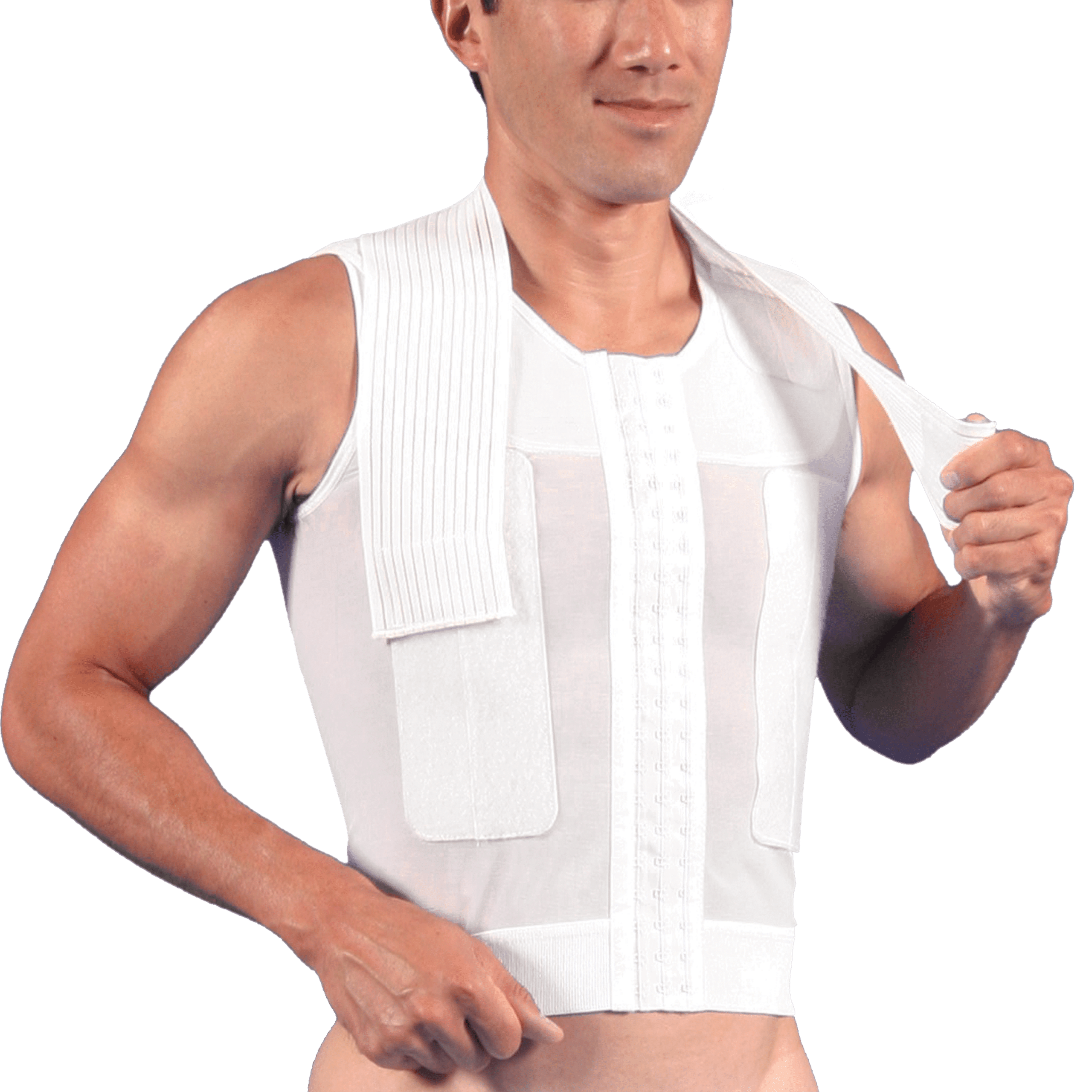 Design Veronique Male Zippered Abdominal/Chest Garment #V840