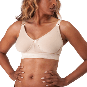 -OUT OF STOCK- Wireless Contouring Support Bra with Self-Adjusting Quick-Release Drop Cups