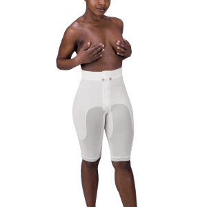 Zippered Rubenesque Above-Knee Girdle