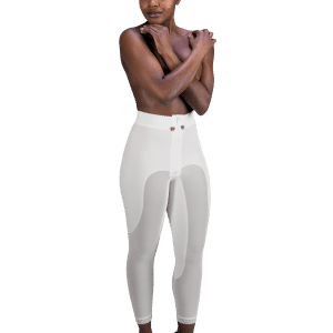 Zippered Rubenesque Below-Knee Girdle