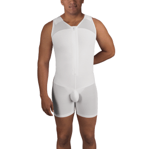 Molded Buttocks, Front-Zippered  Abdominal/Chest Garment
