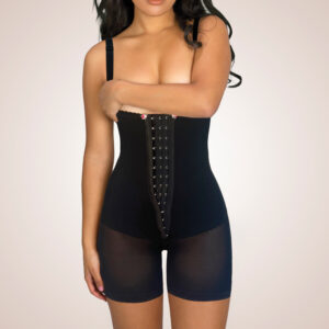 Molded Buttocks Adjustable Front Hook & Eye Closure Medical Compression Garment